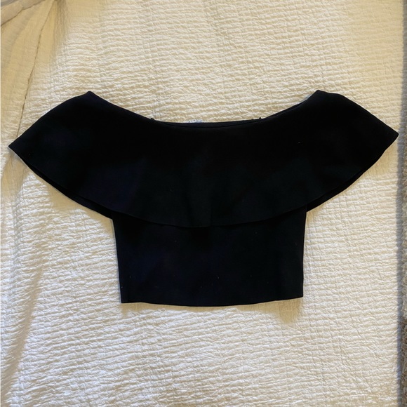 Aritzia Babaton small black crop top - Picture 1 of 2